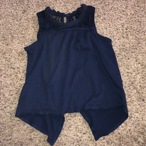 Navy Blue/ Dark blue cute tank for Kiddos/tweens💙